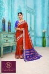 Red- Maroon - Jambali Saree