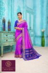 Purple-Jambali Saree