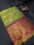 Mehandi Green_ Maroon Butta