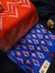 Orange _ Royal Blue Patola